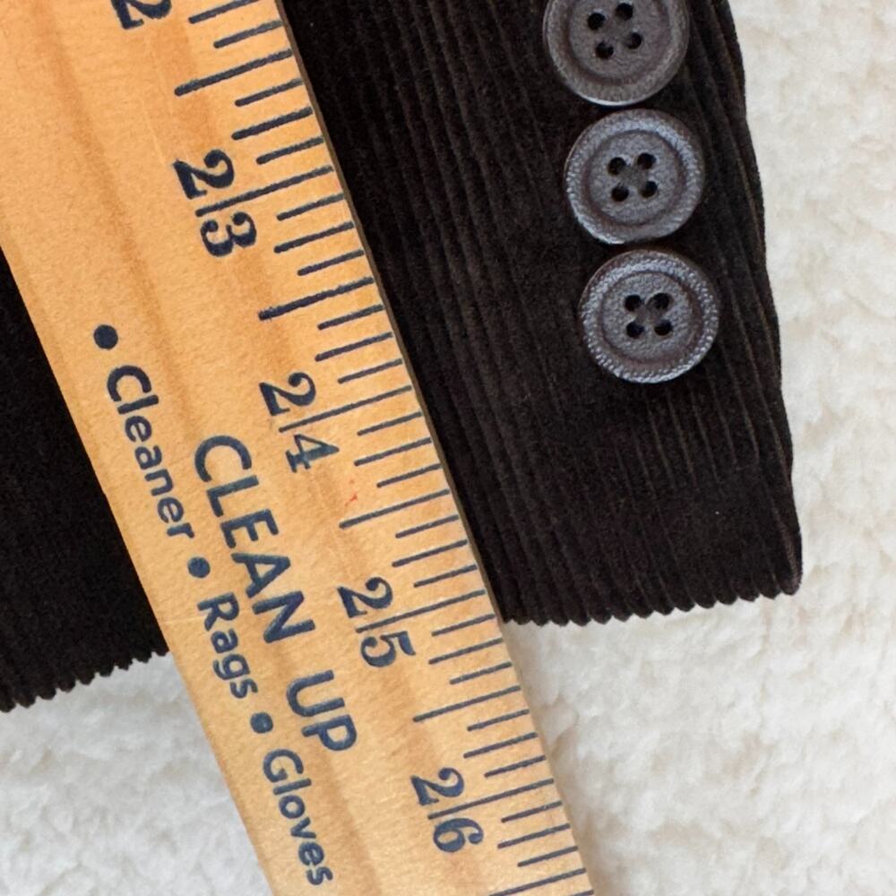 Stafford Men Sze 48R Brown Classic Fit Corduroy Blazer Sport Coat Casual Jacket - Picture 5 of 14